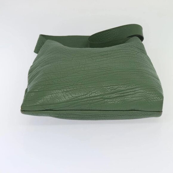 PRADA Shoulder Bag Leather Green Auth 88242SV - Picture 6 of 15